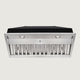 Nauxus 36" Range Hood Insert, Stainless Steel Kitchen Vent Hood with Dimmable LED Lights, 600CFM , NX-E90-36