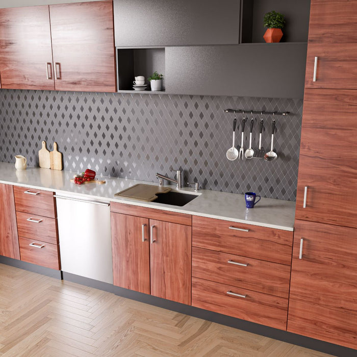 ALFI brand 24" Undermount Single Granite Composite Kitchen Sink AB2420UM