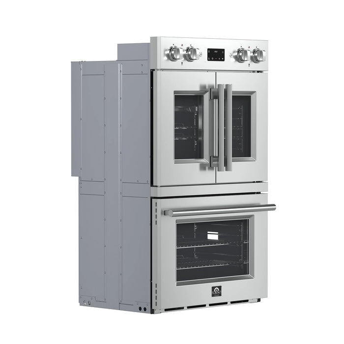 Forno 30"French Door Double Electric Wall Oven, Air Fry, Self-Clean, Sous Vide, FBOEL1340-30