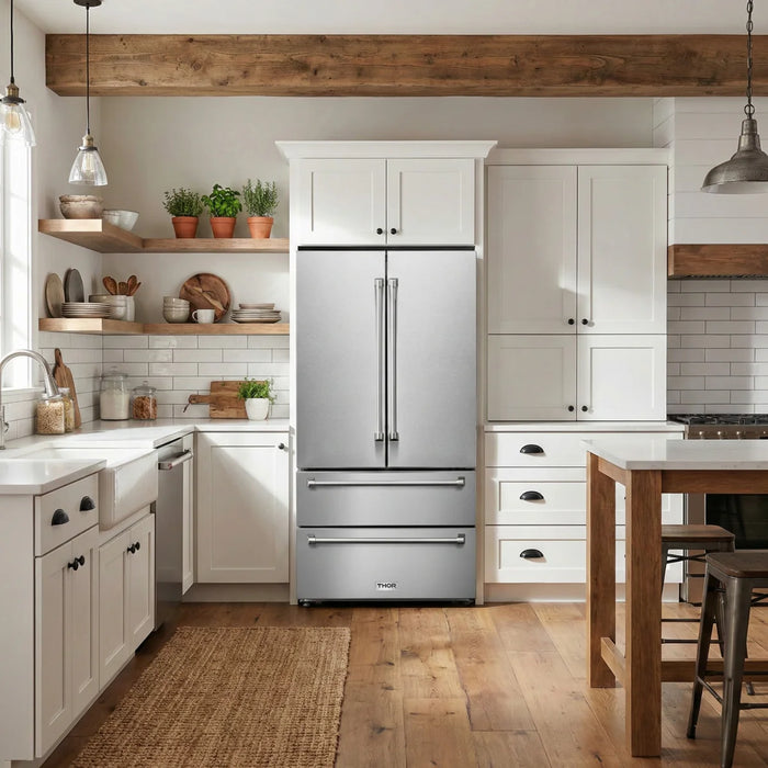 THOR Kitchen Professional 36" Counter Depth Refrigerator - Detail View