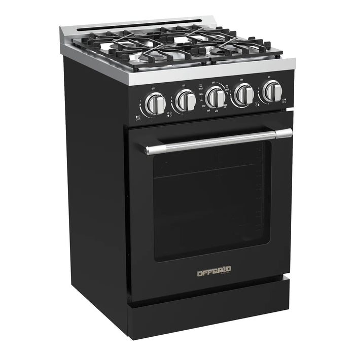 UNIQUE 24" Off-Grid Propane Range, UGP-R24OTHLPSS