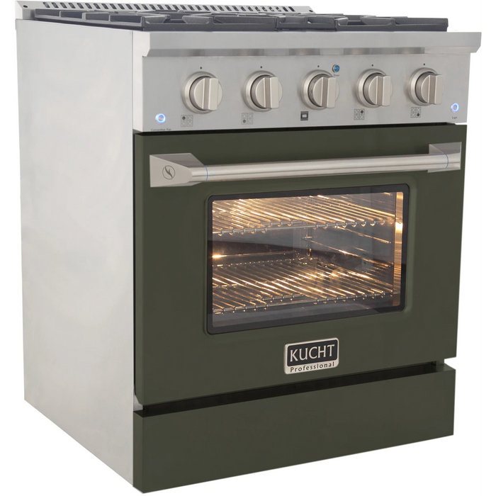 KUCHT 30" Freestanding Gas Range, KNG301-ON