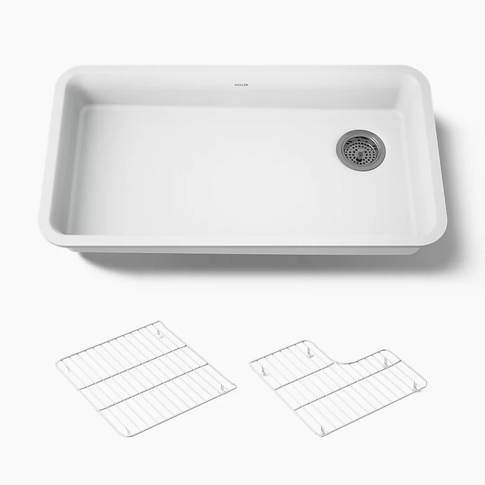 KOHLER Cairn 33" undermount single-bowl kitchen sink K-27785