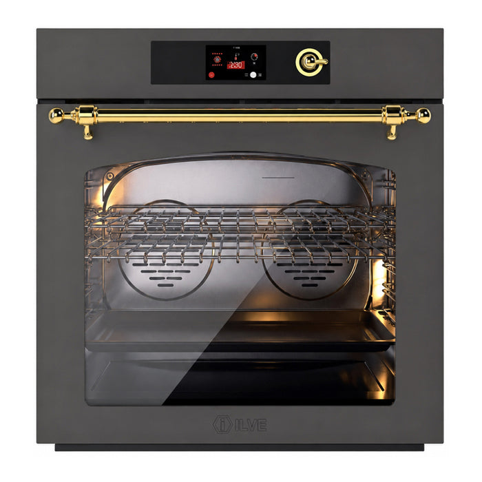ILVE Nostalgie II 30" Pyrolytic Single Wall Oven UOV30NTPYMG