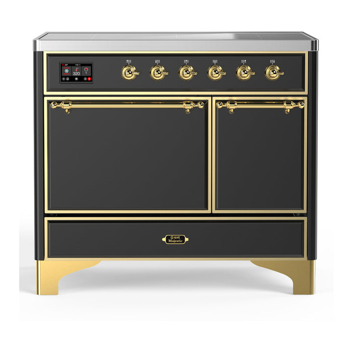 ILVE 40"Majestic III Induction Range, UMDIB40QNR3 — UMDIB40QNR3AWB