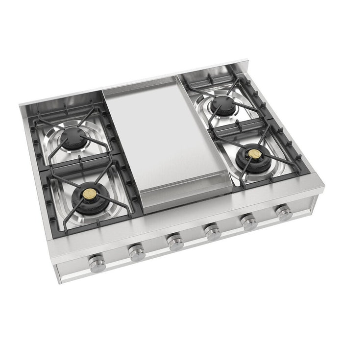 ILVE Professional Plus II 36" Built-In Gas Rangetop UHCP36FSS