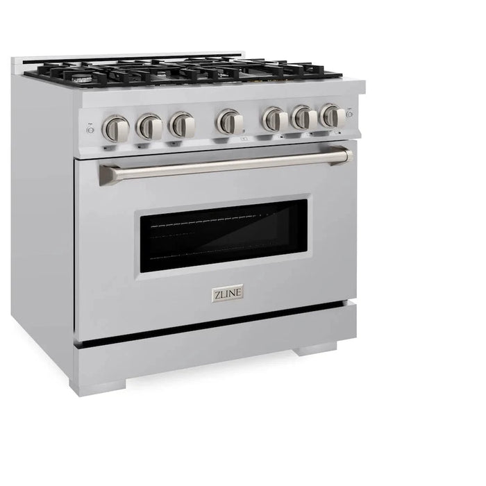 ZLINE 36"Classic Gas Range, Convection Gas Oven, Stainless Steel, CGR36