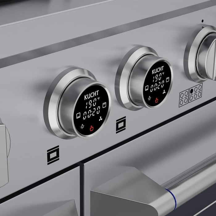Kucht 60" Freestanding Dual Fuel Range KXP60-SS
