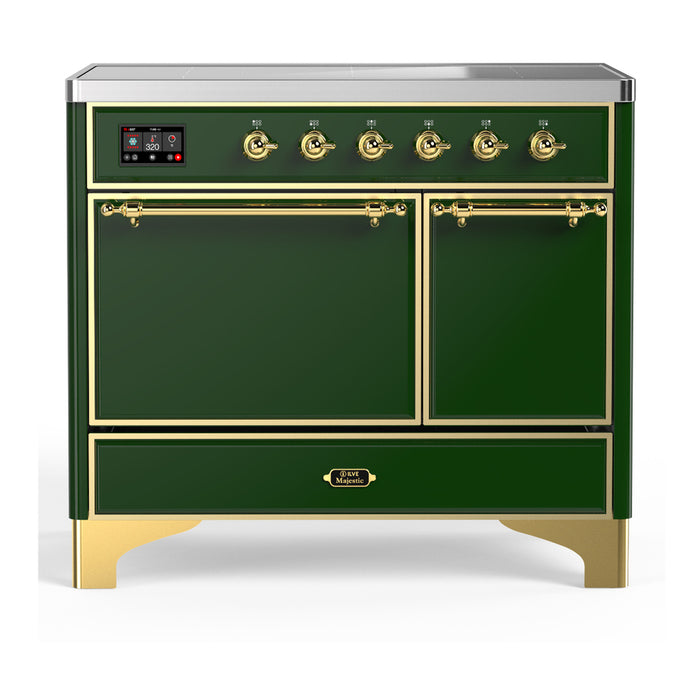 ILVE 40"Majestic III Induction Range, UMDIB40QNR3 — UMDIB40QNR3AWB