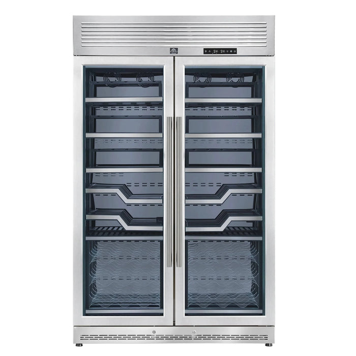 FORNO Abruzzo 48" 102 Bottle Dual Zone Wine Cooler FWCDR6610-48S