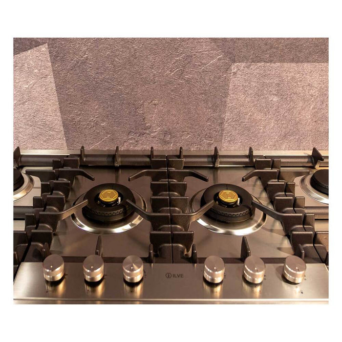 ILVE Professional Plus II 48" Built-In Gas Cooktop UHCPT125SS