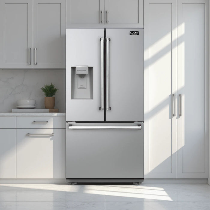 Kucht 36" Freestanding French Door Refrigerator KR900X