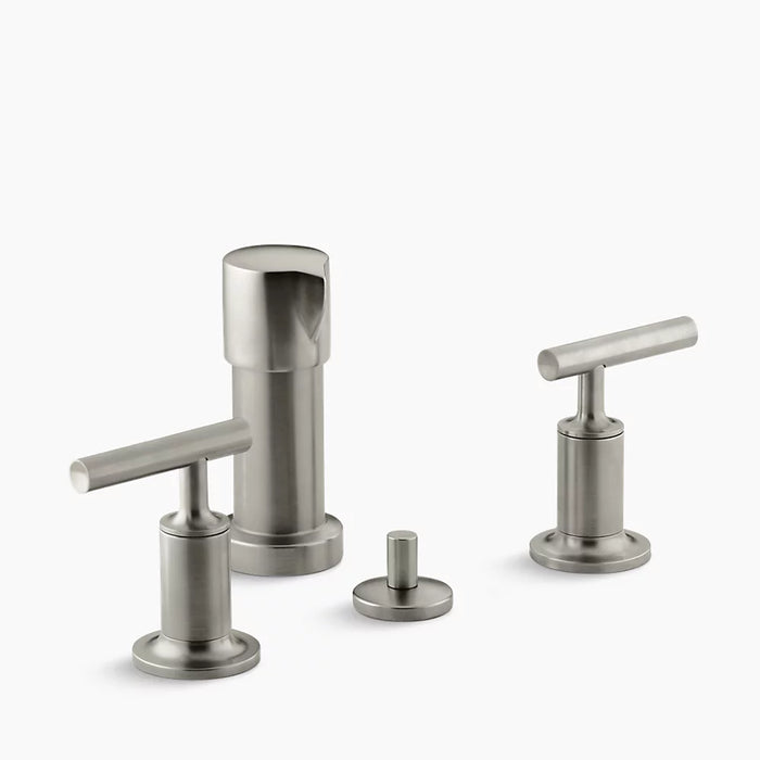 KOHLER Purist Vertical spray bidet faucet, lever handles K-14431-4