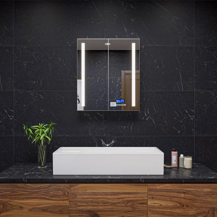 ALFI brand 39" White Above Mount Fireclay Bathroom Trough Sink AB39TR