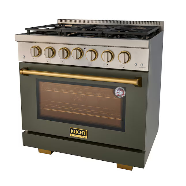 KUCHT 36" Natural Gas Range, KFX3600X-70AG