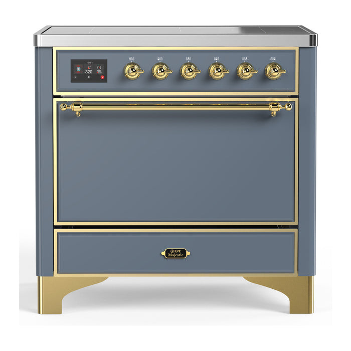 ILVE 36"Majestic III Induction Range, UMIB36QNR3 — UMIB36QNR3AWB