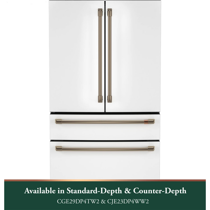 Cafe 36" Counter-Depth 4-Door French Door Smart Refrigerator, CJE23DP4WW2