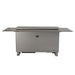 Elevato Smart Bar Table, Sandstone Black, fridge, freezer, Bluetooth control - Side View