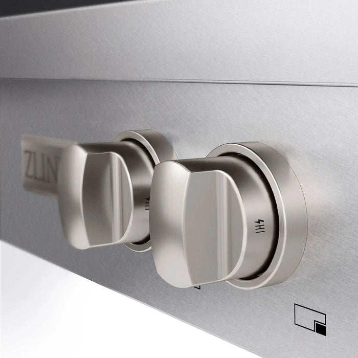 ZLINE 48" Paramount Gas Rangetop DuraSnow® Stainless Steel Champagne Bronze SRTSZ-48-CB