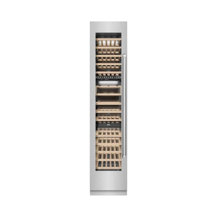 ZLINE 18"Triple Zone 68 Bottle Left Hinge Column Wine Cooler, Stainless Steel RCWVL-304-18