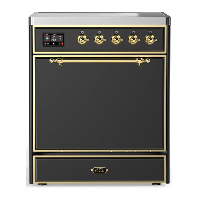 ILVE 30"Majestic III Induction Range, UMIB30QNR3 — UMIB30QNR3AWB