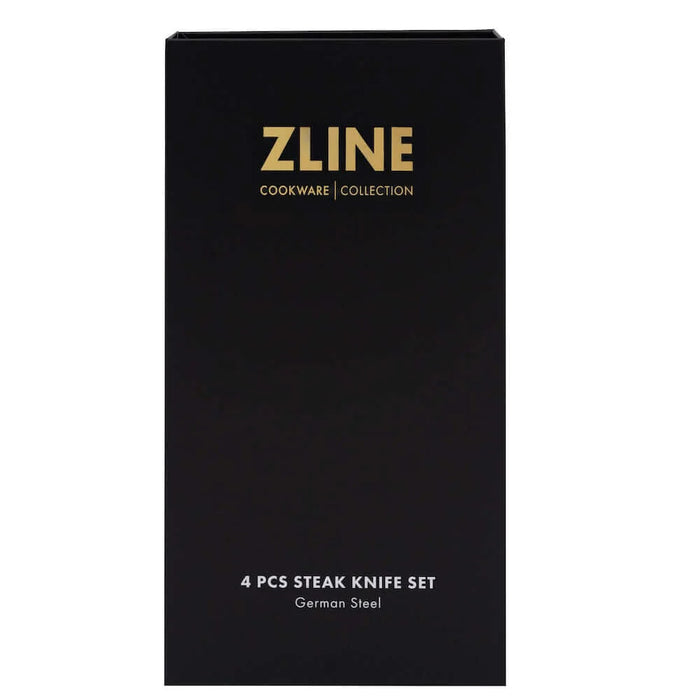 ZLINE 4-Piece Professional German Steel Steak Knife Set STK-GS-4