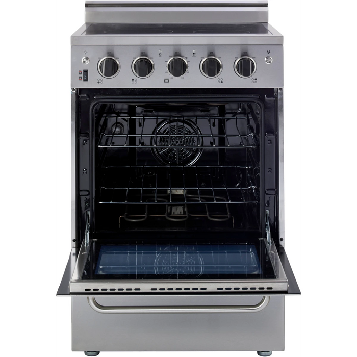UNIQUE Prestige 24" Freestanding Electric Range, UGP-24V EC S/S