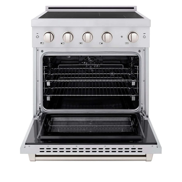 ZLINE 30" Paramount Induction Range, Cooktop, Electric Convection Oven, Satin Stainless Steel SINRS-30