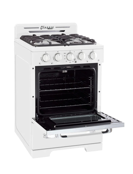 UNIQUE 24" Classic Retro Offgrid Range, UGP-24CR OF1 W