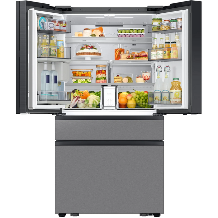 Samsung Bespoke 36" Smart 4-Door French Door Refrigerator  RF90F29BECR