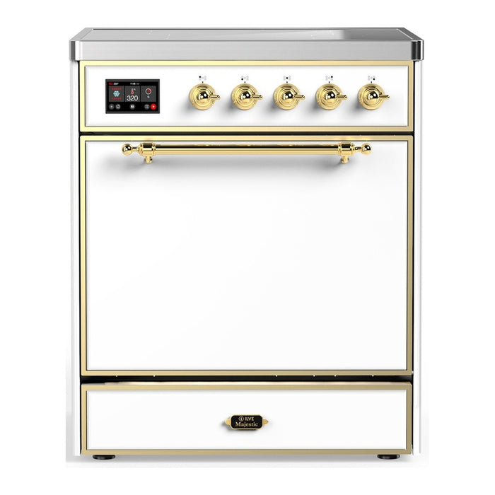 ILVE 30"Majestic III Induction Range, UMIB30QNR3 — UMIB30QNR3AWB
