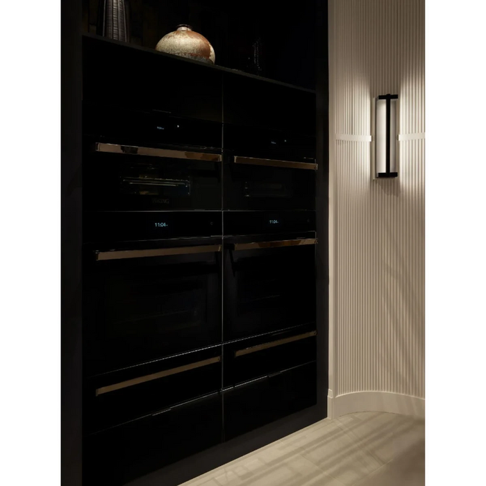 Viking® RVL 30" Black Glass Double Electric Wall Oven MVDOE6301BG