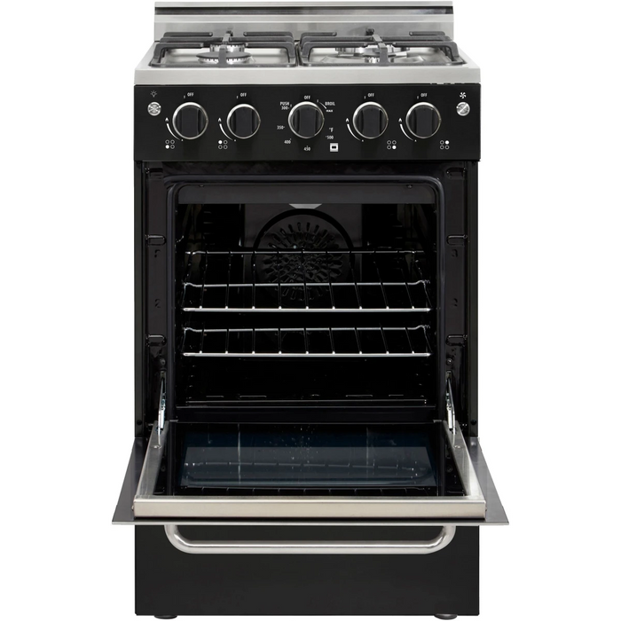 UNIQUE Prestige 20" Freestanding Gas Range, UGP-20V PC1 B