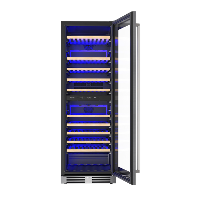 THOR Kitchen 24" Wine Cooler, 115 Wine Bottle Capacity TWC2470D