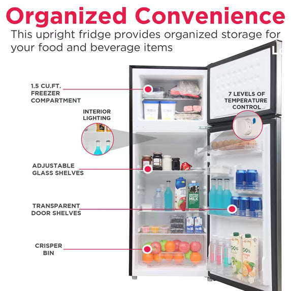 Frigidaire 21.5" Top Mount Refrigerator, EFR780-6COM
