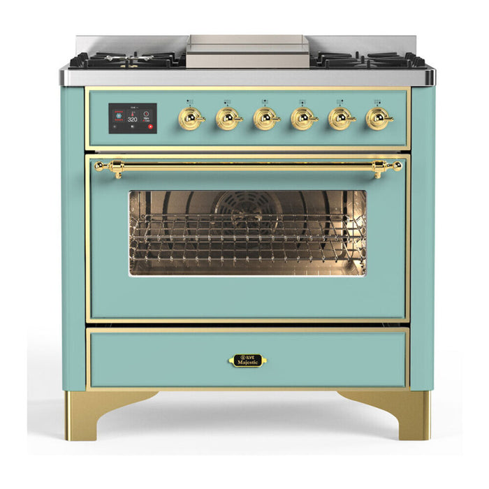 ILVE Majestic III 36" Dual Fuel Range UM36FNR3MM