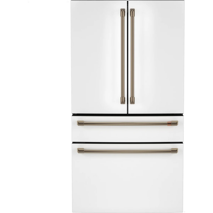 Cafe 36" Freestanding 4-Door French Door Smart Refrigerator, CGE29DP4TW2