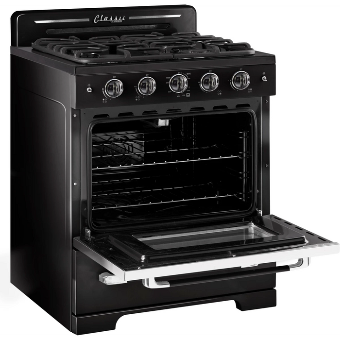 UNIQUE 30" Freestanding Gas Range, UGP-30CR B
