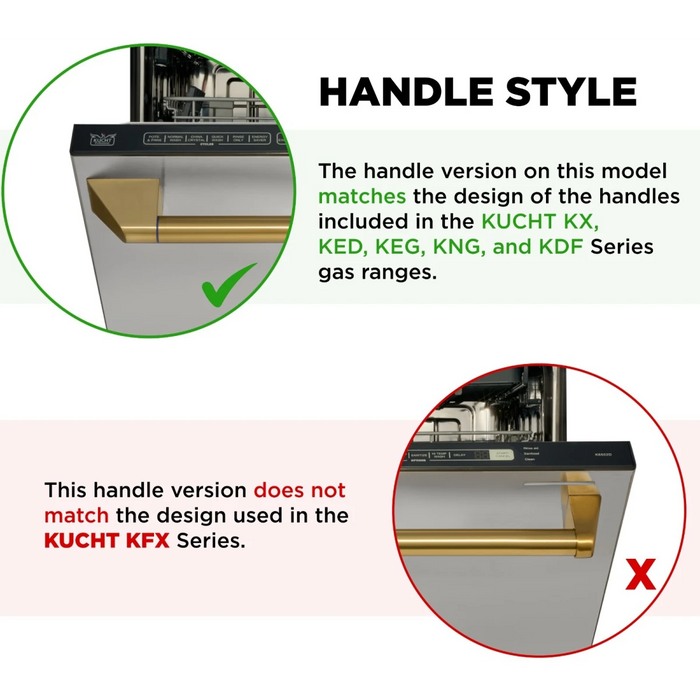 Kucht 24" Fully Integrated Built-In Dishwasher K6502D-FXGL