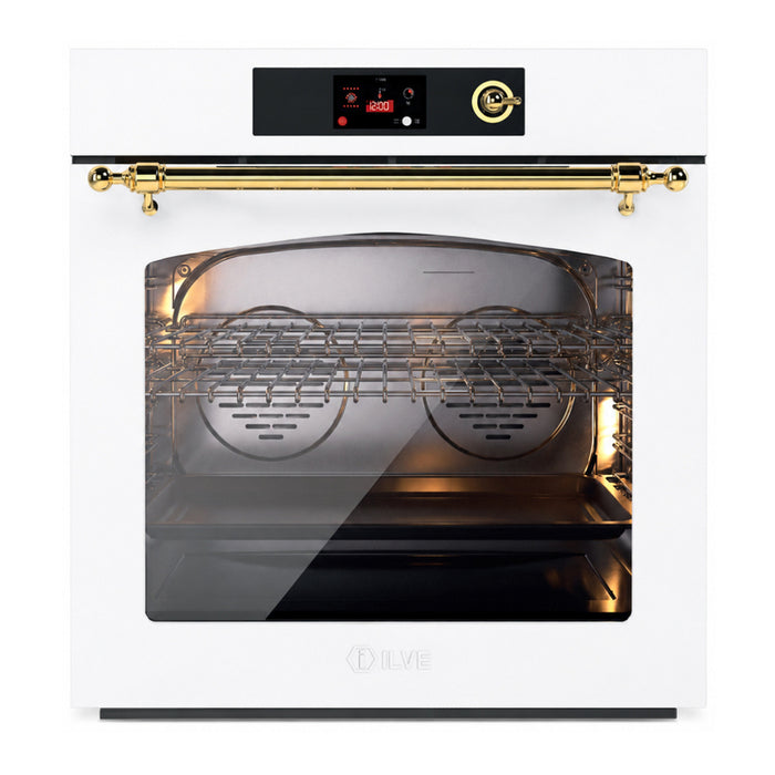 ILVE Nostalgie II 30" Pyrolytic Single Wall Oven UOV30NTPYWH