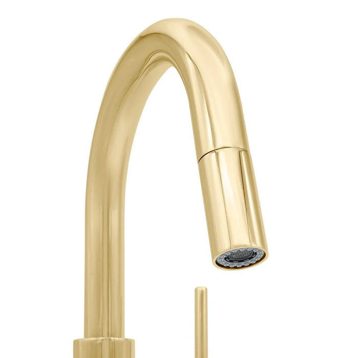 ZLINE Dante Kitchen Faucet In Polished Gold, DNT-KF-PG