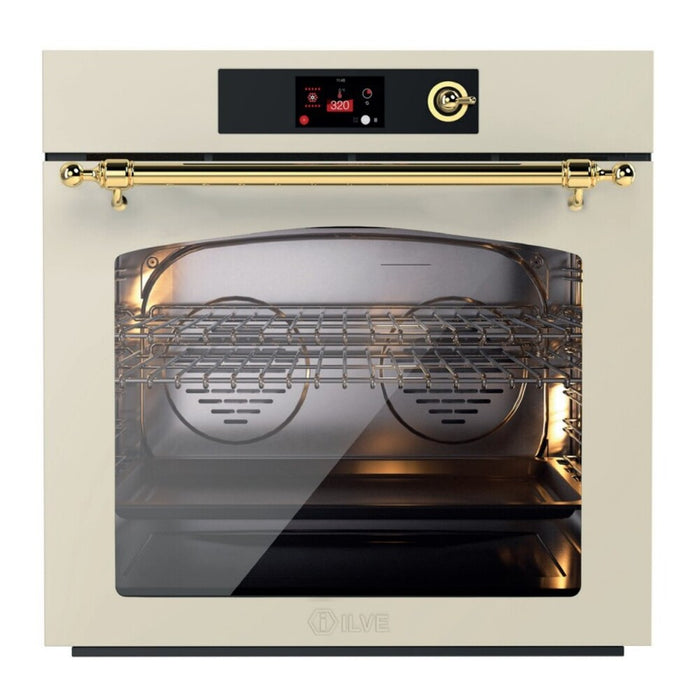 ILVE Nostalgie II 30" Pyrolytic Single Wall Oven UOV30NTPYAW