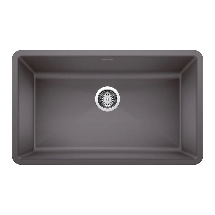 BLANCO Precis SILGRANIT 32" Super Single Undermount Kitchen Sink