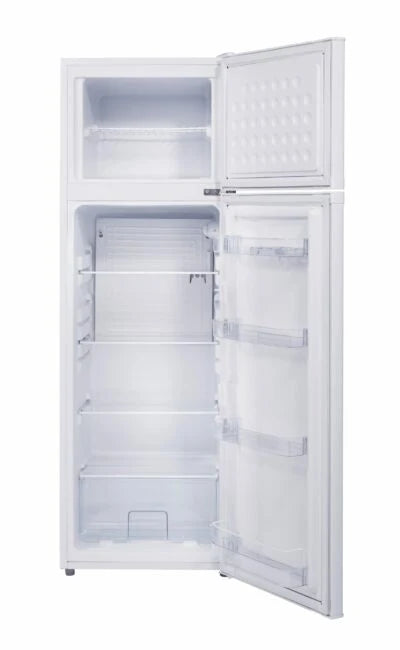 UNIQUE 22.4" Freestanding Top Freezer Refrigerator - Solar, UGP-260L W