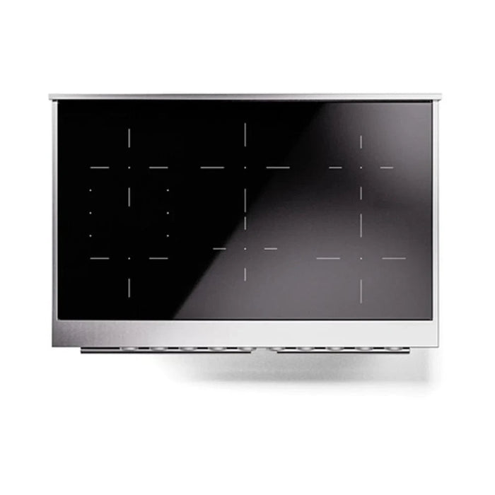 ILVE 40"Professional Plus Induction Range, Glossy Black UPDI406QMPBK