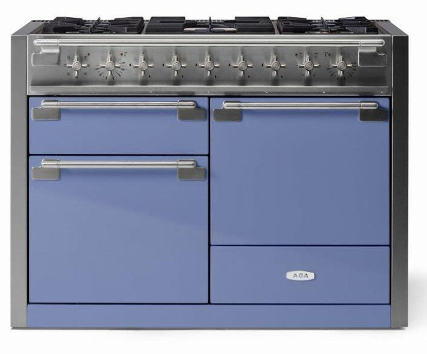 AGA 48" Elise Dual Fuel Range - Carnaby Blue AEL481DFCBB