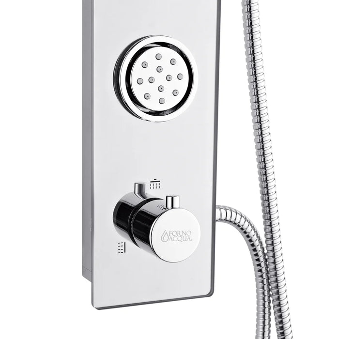 Forno Acqua AcquaSPA Shower Panel, Overhead Rainfall Shower, Handheld Shower Head SL31MC-L2