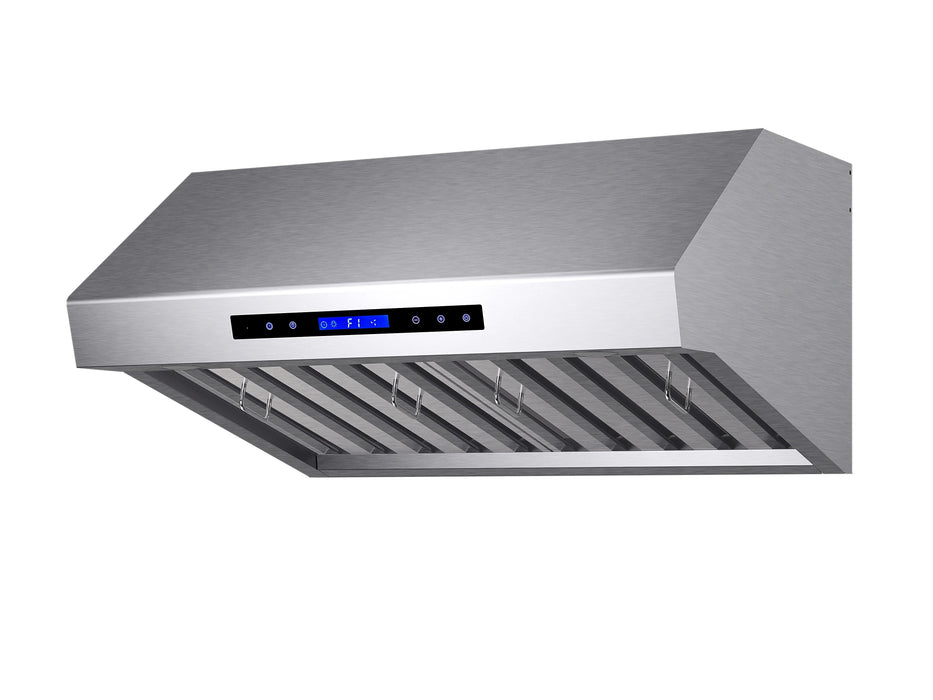 Forno 30'' 500 CFM Wall Mount Range Hood Stainless Steel, FRHWM5030-30