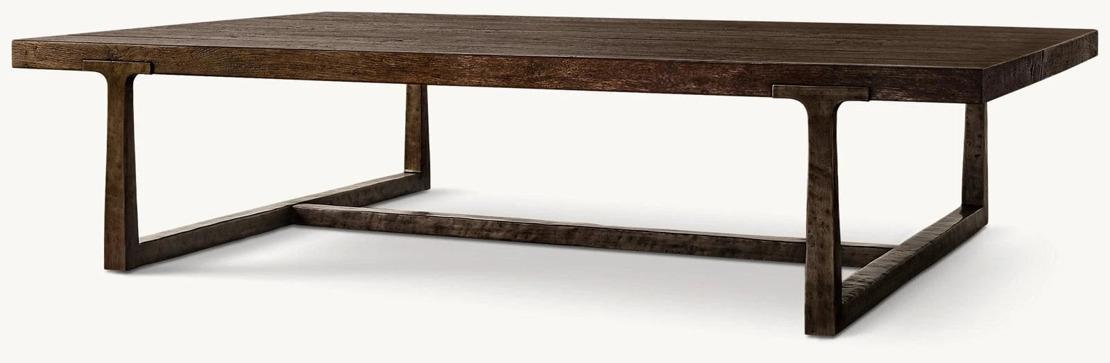T-Brace Rectangular Coffee Table