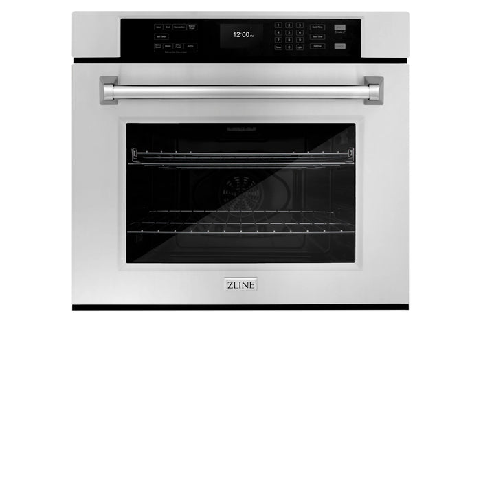 ZLINE 30 "Professional True Convection Single Wall Oven, Air Fry, Self Clean, Stainless Steel WAS-30